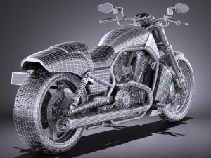 Harley-Davidson V-Rod Muscle 2016 3D Model