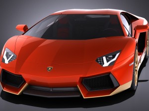 Aventador Miura Homage 2016 Modèle 3D