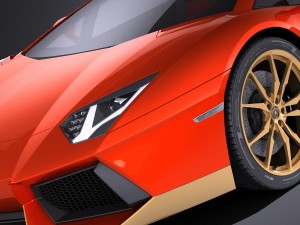Aventador Miura Homage 2016 Modèle 3D