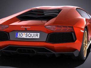 Aventador Miura Homage 2016 Modèle 3D