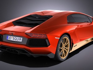 Aventador Miura Homage 2016 Modèle 3D