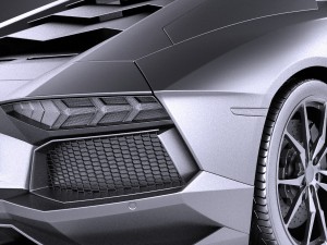 Aventador Miura Homage 2016 Modèle 3D