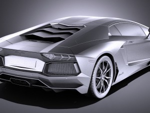 Aventador Miura Homage 2016 Modèle 3D