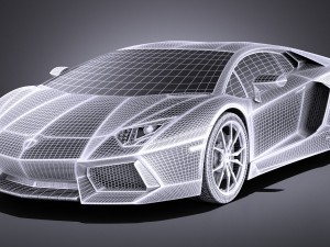 Aventador Miura Homage 2016 Modèle 3D