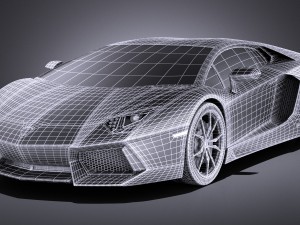 Aventador Miura Homage 2016 Modèle 3D