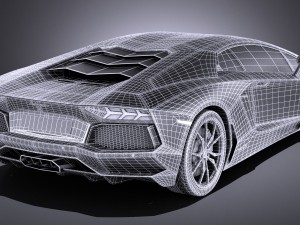 Aventador Miura Homage 2016 Modèle 3D