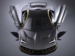Centen&aacute;rio LP 770-4 2017 de portas abertas Modelo 3D
