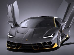 Centenario LP 770-4 2017 open doors Modèle 3D