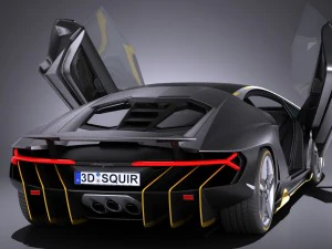 Centen&aacute;rio LP 770-4 2017 de portas abertas Modelo 3D