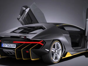 Centen&aacute;rio LP 770-4 2017 de portas abertas Modelo 3D