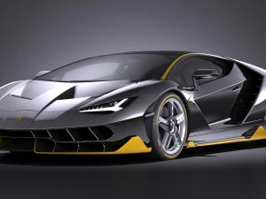 Centen&aacute;rio LP 770-4 2017 de portas abertas Modelo 3D