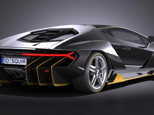 Centen&aacute;rio LP 770-4 2017 de portas abertas Modelo 3D