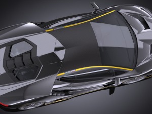 Centenario LP 770-4 2017 open doors Modèle 3D