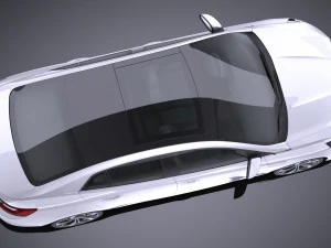 Renault Megane Sedan 2017 3D Model