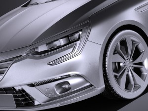 Renault Megane Sedan 2017 Modelo 3D
