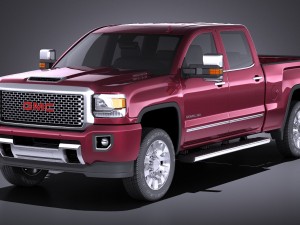 GMC Sierra Denali 2500hd 2017 3D Model