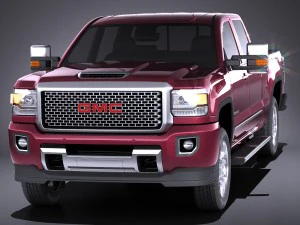 GMC Sierra Denali 2500hd 2017 3D Model
