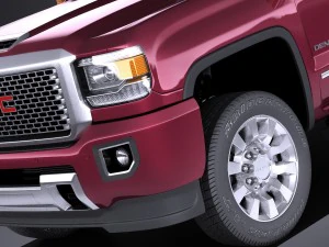 GMC Sierra Denali 2500hd 2017 3D Model