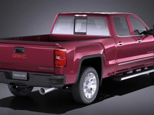 GMC Sierra Denali 2500hd 2017 3D Model
