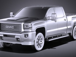 GMC Sierra Denali 2500hd 2017 Modèle 3D