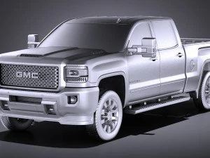 GMC Sierra Denali 2500hd 2017 3D Model