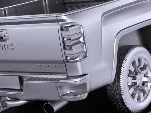 GMC Sierra Denali 2500hd 2017 3D Model