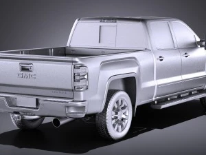 GMC Sierra Denali 2500hd 2017 3D Model