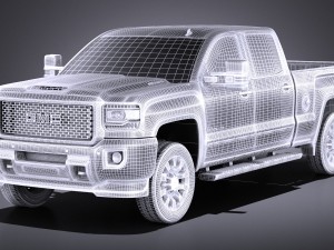 GMC Sierra Denali 2500hd 2017 Modèle 3D