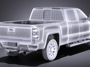 GMC Sierra Denali 2500hd 2017 Modèle 3D
