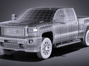 GMC Sierra Denali 2500hd 2017 Modèle 3D