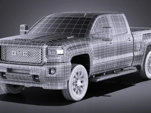 GMC Sierra Denali 2500hd 2017 3D Model