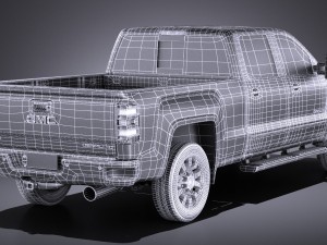 GMC Sierra Denali 2500hd 2017 Modèle 3D