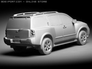 Nissan Armada Pathfinder 3D 模型