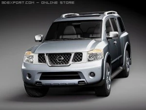 Nissan Armada Pathfinder 3D Model
