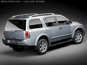 Nissan Armada Pathfinder 3D Model