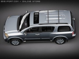 Nissan Armada Pathfinder 3D 模型