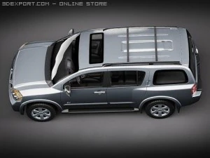 Nissan Armada Pathfinder 3D Model