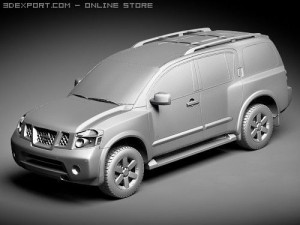 Nissan Armada Pathfinder 3D 模型