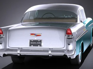 Chevrolet Bel Air 1955 Coupe Vray 3D Model