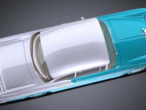 Chevrolet Bel Air 1955 Coupe Vray 3D Model