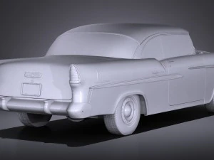 Chevrolet Bel Air 1955 Coupe Vray 3D Model