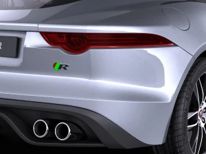 Jaguar F-type R Coupe 2016 vray 3D Model