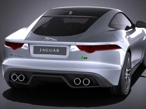 Jaguar F-type R Coupe 2016 vray 3D Model
