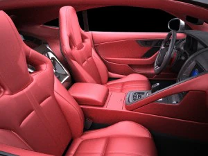 Jaguar F-type R Coupe 2016 vray 3D Model