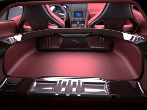 Jaguar F-type R Coupe 2016 vray Modello 3D