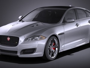 Jaguar XJR 2016 vray 3D Model
