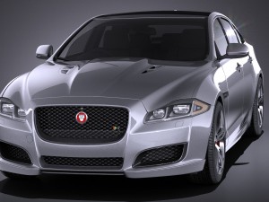 Jaguar XJR 2016 vray Modèle 3D