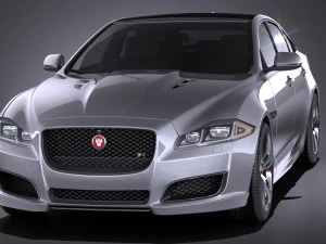 Jaguar XJR 2016 vray 3D Model