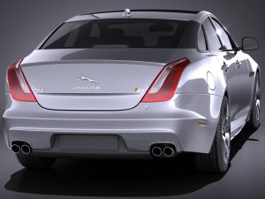 Jaguar XJR 2016 vray Modèle 3D