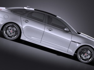 Jaguar XJR 2016 vray Modèle 3D